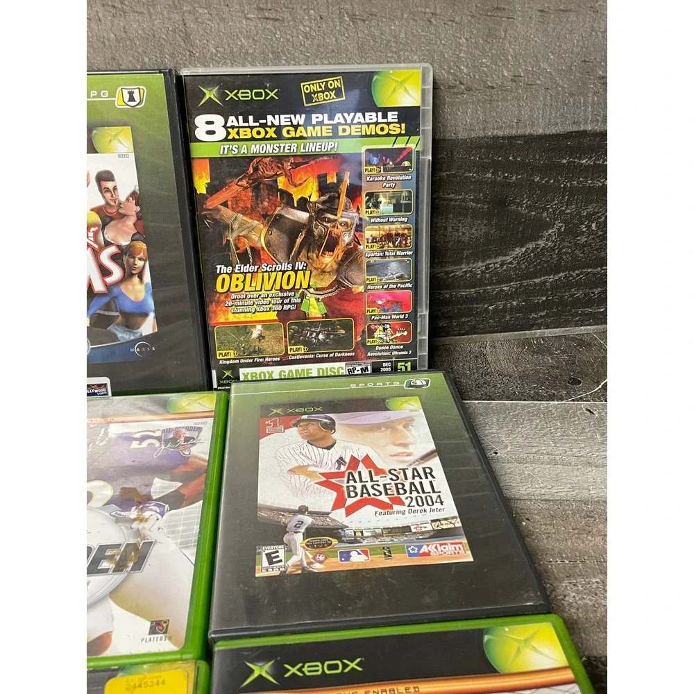 Xbox Original Games Lot: Madden, Sims, Fight Night, Street, Oblivion, UNTESTED